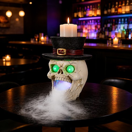 Led light skull - light-up,